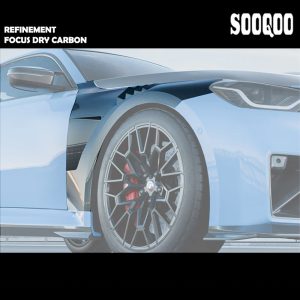 SOOQOO Dry Carbon Fiber Front Side Fenders For BMW G87 M2 - 2023---