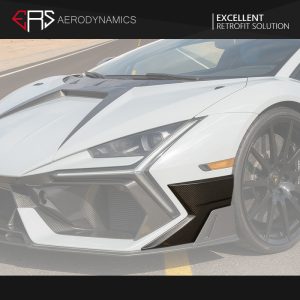 ERS Dry Carbon Fiber Front Air Splitter M Style For Lamborghini Revuelto - 2023---