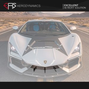 ERS Dry Carbon Fiber Middle Air Splitter M Style For Lamborghini Revuelto - 2023---