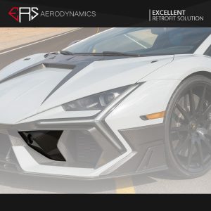 ERS Dry Carbon Fiber Front Radar Cover M Style For Lamborghini Revuelto - 2023---