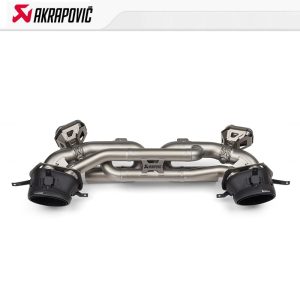 Akrapovic Exhaust Slip-On Line (Titanium) For Porsche 911 Carrera / T / S / 4S / Cabriolet / Targa (992.2) -OPF/GPF -2025---