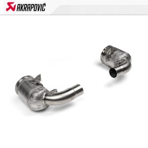 Akrapovic Exhaust Link Pipe Set W/Cat (SS) For Porsche 911 Carrera / T / S / 4S / Cabriolet / Targa (992.2) -OPF/GPF - 2025---