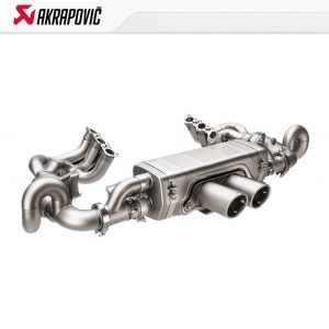 Akrapovic Exhaust Slip-On Race Line (Titanium) W/Evolution Header Set (Titanium) For Porsche 911 Carrera GT3 / GT3 Touring (992.2) -2025---