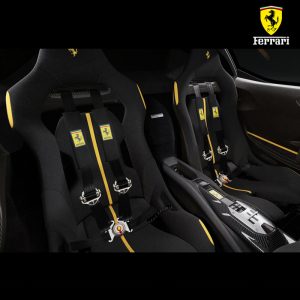 Genuine SF90 XX 4-Point Harness Seat Belt (2Pcs) For Ferrari SF90 - 2020---