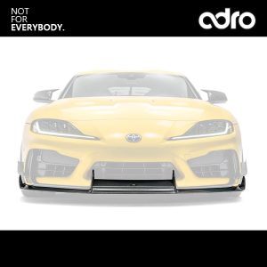 ADRO Wet Carbon Fibre Front Lip V2 Style For Toyota GR Supra - 2020-2026 (Fit ADRO Bumper Only)