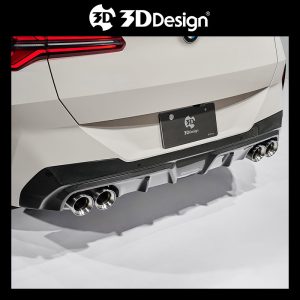 3D Design Carbon Fiber Rear Diffuser For BMW G45 X3 - 2024--- (Fit M50 Only)
