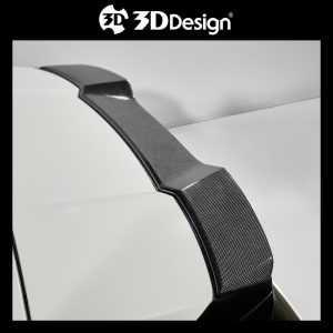 3D Design Carbon Fiber Rear Roof Spoiler For BMW G45 X3 - 2024---