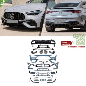 PP Front / Rear Bumper Body Kit CLE53 AMG Style For Mercedes Benz CLE CLASS C236 A236 - 2023---