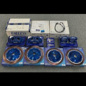 ENDLESS Front 6 Pot Retrofit Brake Kit W/ 380mmx34mm & Rear Holder W/ 355x18mm High Carbon Brake Disc For Toyota Alphard / Vellfire AH40 - 2023---