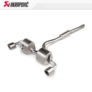 Akrapovic Exhaust Slip-On Race Line (Titanium) For Toyota GR / Grmn Yaris (Gen 1) - 2021-2023