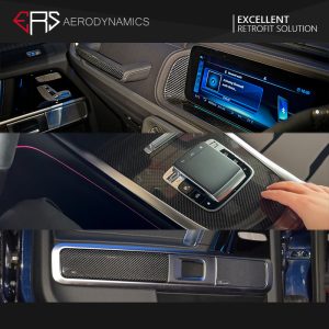 ERS Carbon Fiber Interior Trim Set For Mercedes Benz G CLASS W465 G63 - 2024--- (RHD)