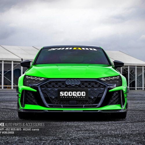 【不變黃保證?! AUDI RS3 SOOQOO擾流套裝】