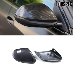 Eurspec Dry Carbon Fiber Mirror Cover W/ Lane Assist For Audi RSQ8 4M SUV - 2020--- (RHD)