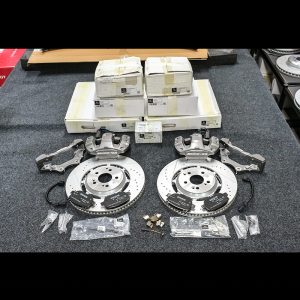 Genuine Mercedes Benz Retrofit AMG 1 Pot Rear Brake Kit (Grey) With 380mm Disc For W206 S206 W214 S214 W223 X254 SUV C254 Coupe