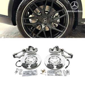 Genuine Mercedes Benz Retrofit AMG 1 Pot Rear Brake Kit (Grey) With 380mm Disc For W206 S206 W214 S214 W223 X254 SUV C254 Coupe