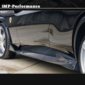IMP Performance Carbon Fiber Side Skirts Type 2 For Ferrari Purosangue - 2023---