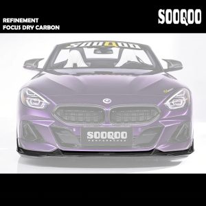 SOOQOO Dry Carbon Fiber Front Lip For BMW G29 Z4 - 2019-2026