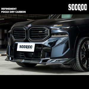 SOOQOO Dry Carbon Fiber Front Lip For BMW G09 XM - 2023---