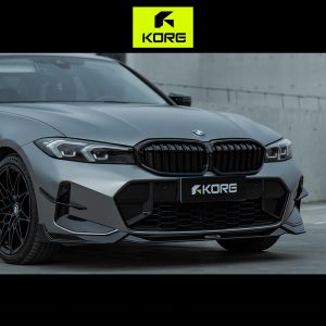 KORE Gloss Black Front Lip For BMW 3 Series G20 G21 LCI - 2022-2026