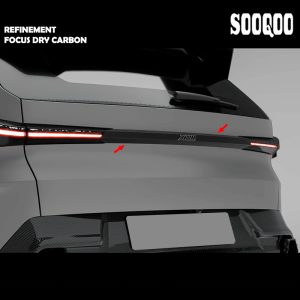 SOOQOO Dry Carbon Fiber Rear Spoiler For BMW G09 XM - 2023---