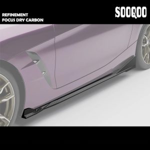 SOOQOO Dry Carbon Fiber Side Skirts For BMW G29 Z4 - 2019-2026