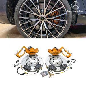 Genuine Mercedes Benz Retrofit AMG 1 Pot Rear Brake Kit (Gold) With 380mm Disc For W206 S206 W214 S214 W223 X254 SUV C254 Coupe