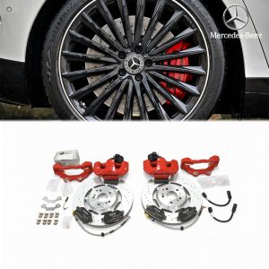 Genuine Mercedes Benz Retrofit AMG 1 Pot Rear Brake Kit (Red) With 380mm Disc For V295 X294 SUV EQE V297 EQS