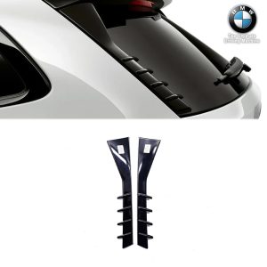 Genuine BMW M Performance Retrofit Gloss Black Rear Window Trims For 3 Series G21 / G81 M3 Touring